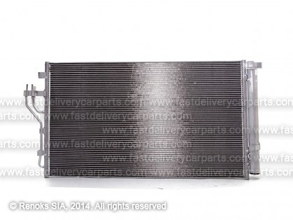HY iX35 09->15 condenser 690X385X12 with integrated receiver dryer 1.6/2.0