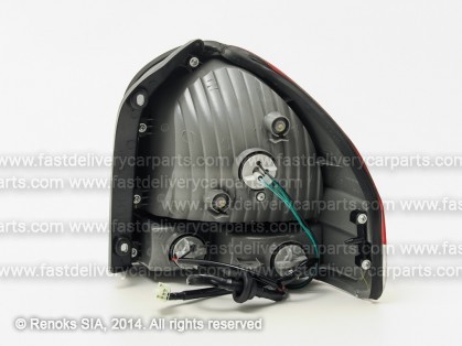 HY Santa Fe 01->06 aizmugures lukturis L P21-5W/P21W/PY21W ar patronām SAE USA type DEPO