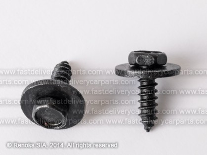 AD screw self tapping black 4.8X12MM with washer 15MM 40523Z 10pcs