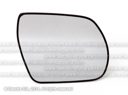HY Santa Fe 09->12 mirror glass with holder R heated convex