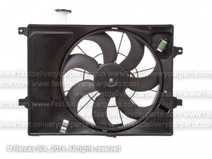 HY i30 12->16 ventilators ar difuzoru 385mm 3pin ar rezistoru SRLine