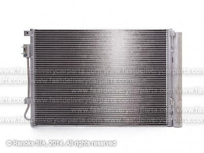 HY i20 08->12 radiators KOND 550X373X16 ar iebūvētu sausinātāju 1.2