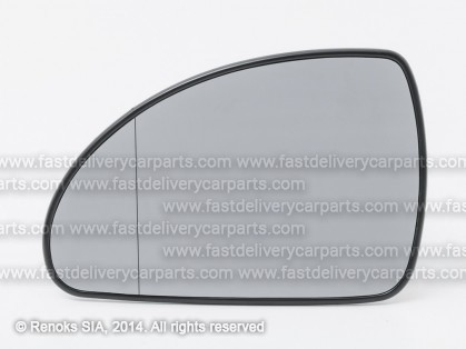 KIA Ceed 06->09 mirror glass with holder L heated aspherical