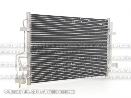 HY i30 07->12 radiators KOND 610X395X16 ar iebūvētu sausinātāju 1.4/1.6/2.0 SRLine