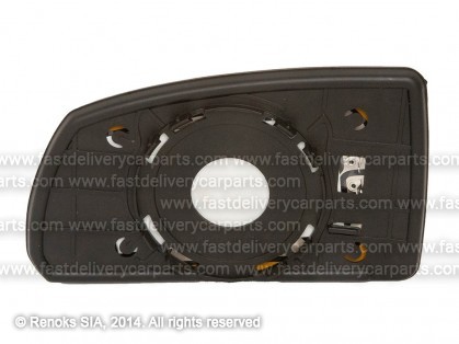KIA Rio 03->04 mirror glass with holder R heated convex