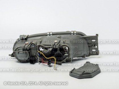 FD Fiesta 95->99 head lamp L H1/H7 manual/electrical TYC
