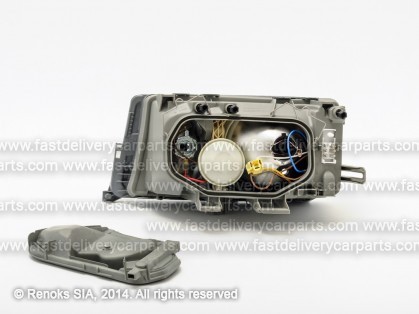 MB W201 82->93 head lamp R H3/H4 pneumatic adjustment DEPO