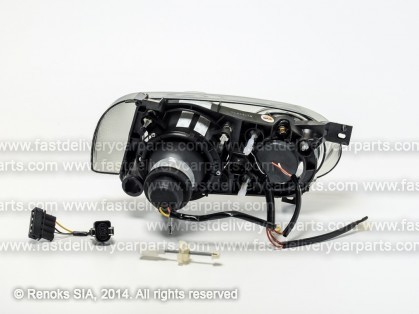 VW Golf 91->97 lukturis L+R H1/H3 manual/elektro tonēts ar lēcu komplekts TYC
