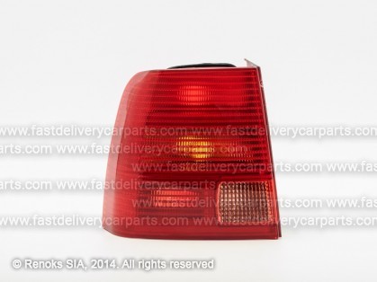 VW Passat 96->00 tail lamp SED L red backup lens DEPO