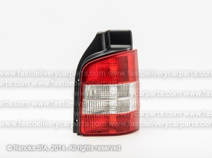 VW Transporter 03->09 tail lamp 2D R white/red without bulb holders TYC