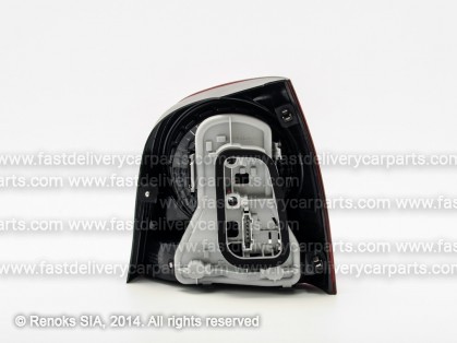 VW Polo 05->09 tail lamp L red with bulb holders DEPO