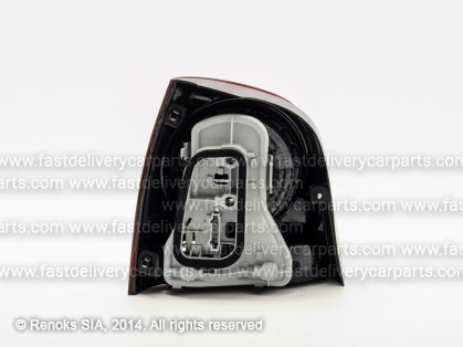 VW Polo 05->09 tail lamp R red with bulb holders DEPO