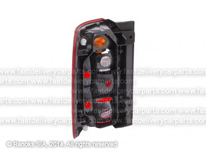 VW Caddy 15->20 tail lamp 1D R P21W/W5W without bulb holders with rear fog lamp DEPO