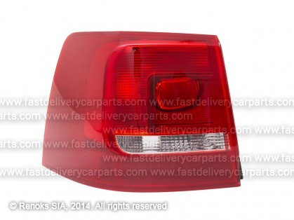 VW Sharan 10-> tail lamp outer L with bulb holders DEPO