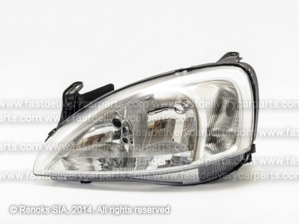 OP Corsa 00->06 head lamp L H7/H7 00->03 electrical tips VALEO DEPO
