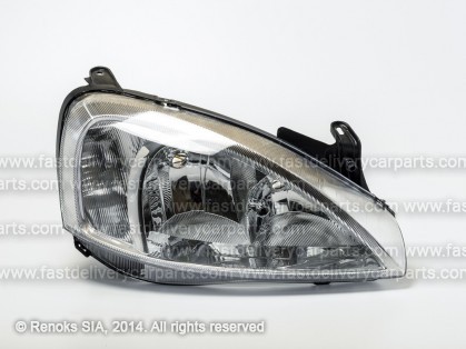 OP Corsa 00->06 head lamp R H7/H7 00->03 electrical tips VALEO DEPO