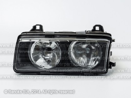 BMW 3 E36 91->98 head lamp L 94->98 H7/H7 type ZKW DEPO