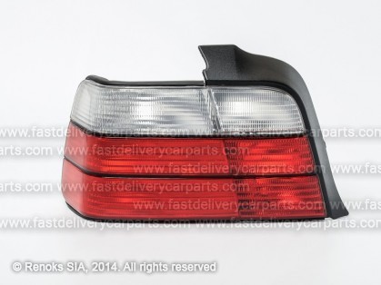 BMW 3 E36 91->98 фонарь задний SED L белый/красный DEPO