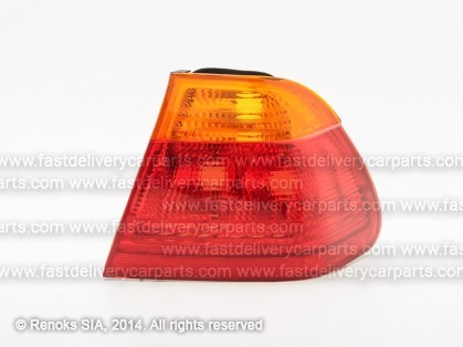 BMW 3 E46 98->01 tail lamp SED outer R yellow/red DEPO
