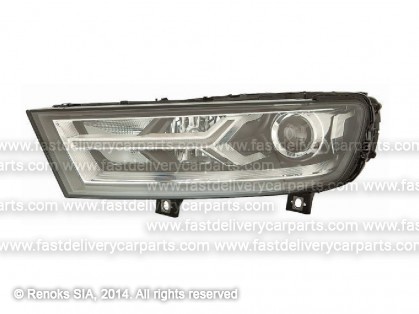 AD Q7 15->19 lukturis L D5S/H7/LED BIXENON ar motoriņu bez xenona spuldzes bez balasta bez LED bloka ar pagriezienu izgaismošanu ar LED dienas gaitas gaismu TYC