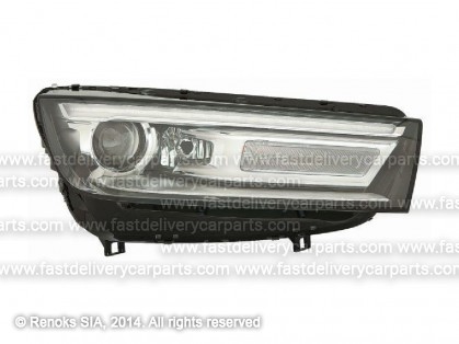 AD Q5 16->20 lukturis R D5S/H8/LED/PWY24W BIXENON ar motoriņu bez xenona spuldzes bez balasta ar pagriezienu izgaismošanu ar LED dienas gaitas gaismu bez dienas gaitas gaismas LED bloka DEPO