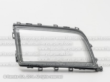 MB C W202 93->00 head lamp glass R 93->96 H1/H1/H3 DEPO