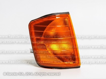 MB W201 82->93 corner lamp yellow R with bulb holder P21W TYC