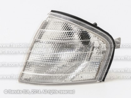 MB C W202 93->00 corner lamp white L with bulb holder TYC