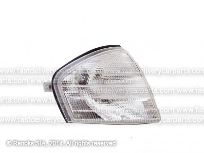MB C W202 93->00 corner lamp white R without bulb holder TYC