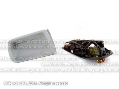 MB C W202 93->00 mirror R electrical heated primed aspherical blue foldable with memory 11pins 96->00