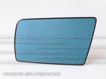 MB C W202 93->00 mirror glass with holder L heated aspherical blue 2pins
