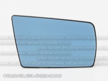 MB C W202 93->00 mirror glass with holder R heated convex blue 2pins
