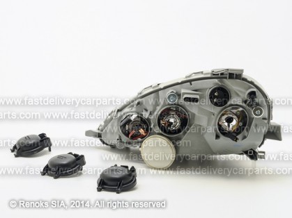 MB A W168 97->04 head lamp R H1/H1/H1 97->01 pneumatic adjustment TYC