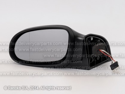 MB A W168 97->04 mirror L electrical heated primed aspherical 5pins