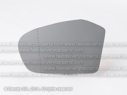 MB A W169 04->08 mirror glass with holder L heated aspherical