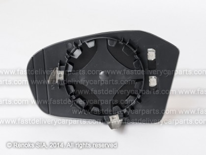 MB A W169 04->08 mirror glass with holder R heated aspherical
