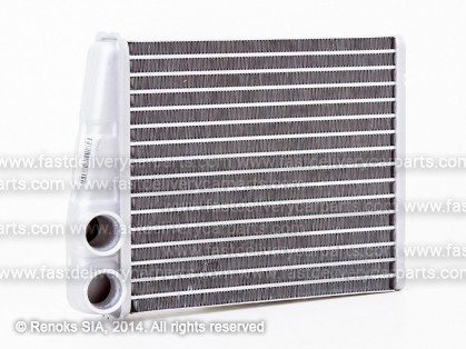 MB A W169 04->08 heater core 185X168X35 ALU/ALU brazed