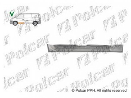 MB Vito 96->03 door repair panel front L inner