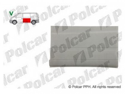 MB Vito 96->03 side plate L lower part eithout molding hole L1120mm, H740mm