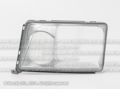 MB E W124 85->95 head lamp glass L 93->95