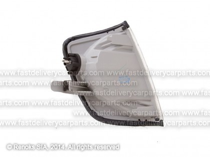 MB E W124 85->95 corner lamp white L 93->95 with bulb holder TYC