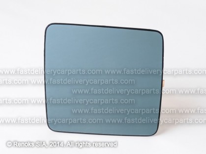 MB E W124 85->95 mirror glass with holder R for electrical mirror convex blue