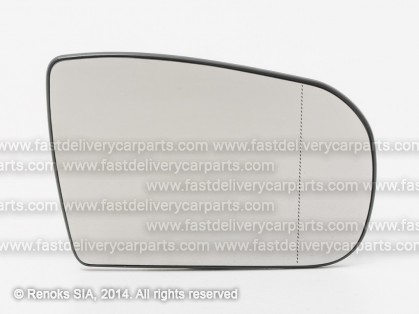 MB E W210 95->99 mirror glass with holder R heated aspherical