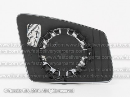 MB E W212 09->13 mirror glass with holder L heated aspherical blue