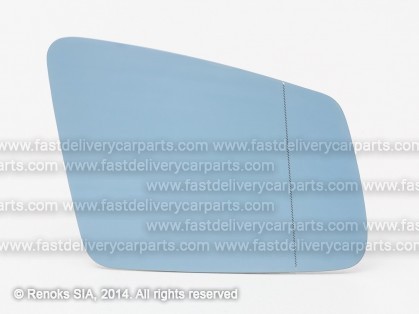 MB E W212 09->13 mirror glass with holder R heated aspherical blue