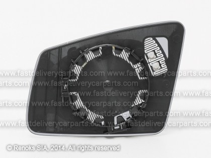MB E W212 09->13 mirror glass with holder R heated aspherical blue