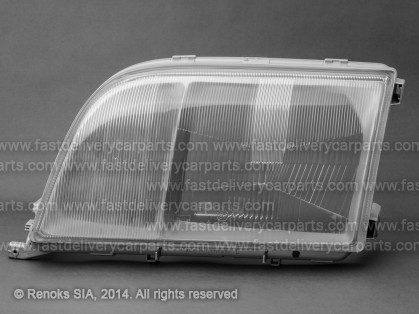 MB S W140 91->98 head lamp glass L 91->93 MARELLI