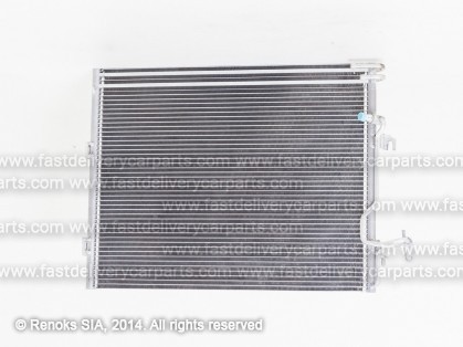 MB S W221 05->09 radiators KOND 620X480X16 ar eļļas dzesētāju 3.0/3.5/4.7/5.4/5.5/6.0/6.2