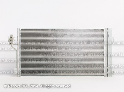 MB Vito 03->10 radiators KOND 705X390X16 ar iebūvētu sausinātāju 3.5/3.7/3.1D/3.0D