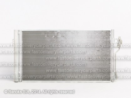 MB Vito 03->10 radiators KOND 705X390X16 ar iebūvētu sausinātāju 3.5/3.7/3.1D/3.0D